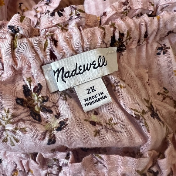 Madewell Plus Sophia Top in Bouquet Floral - Size 2X - Picture 7 of 9